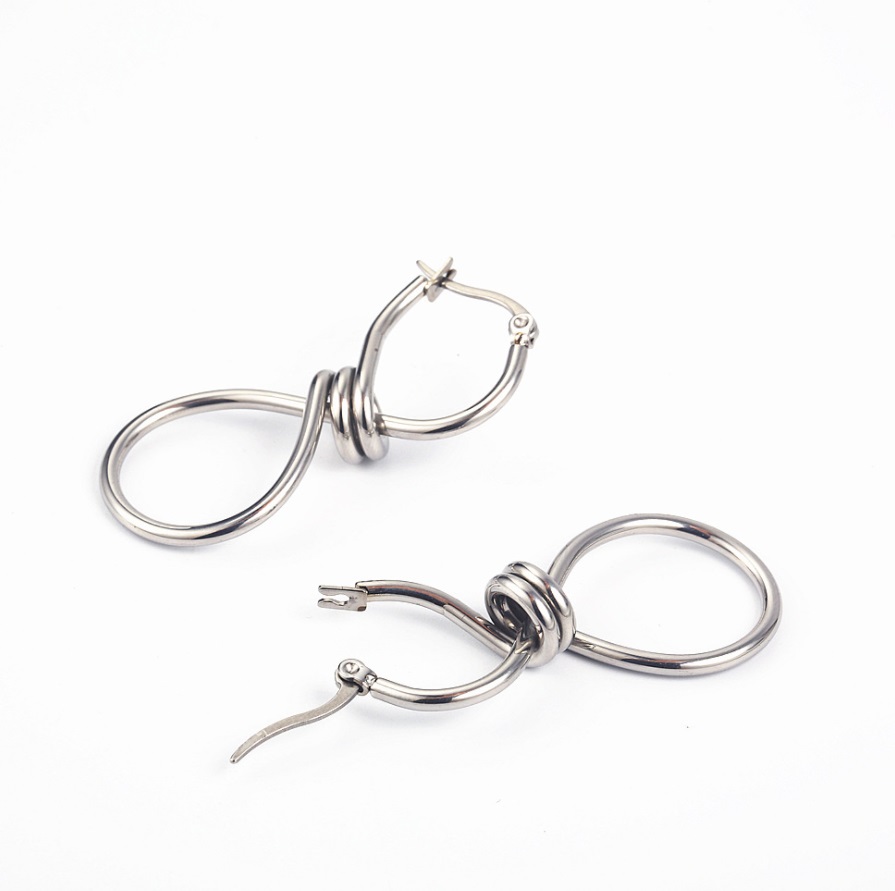 Infinity Stainless Steel Earrings 